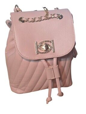 Bebe Bag Backpack Handbag Mini NWT Blush Pink